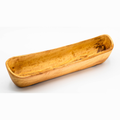 Rustikale Baguetteschale aus Olivenholz