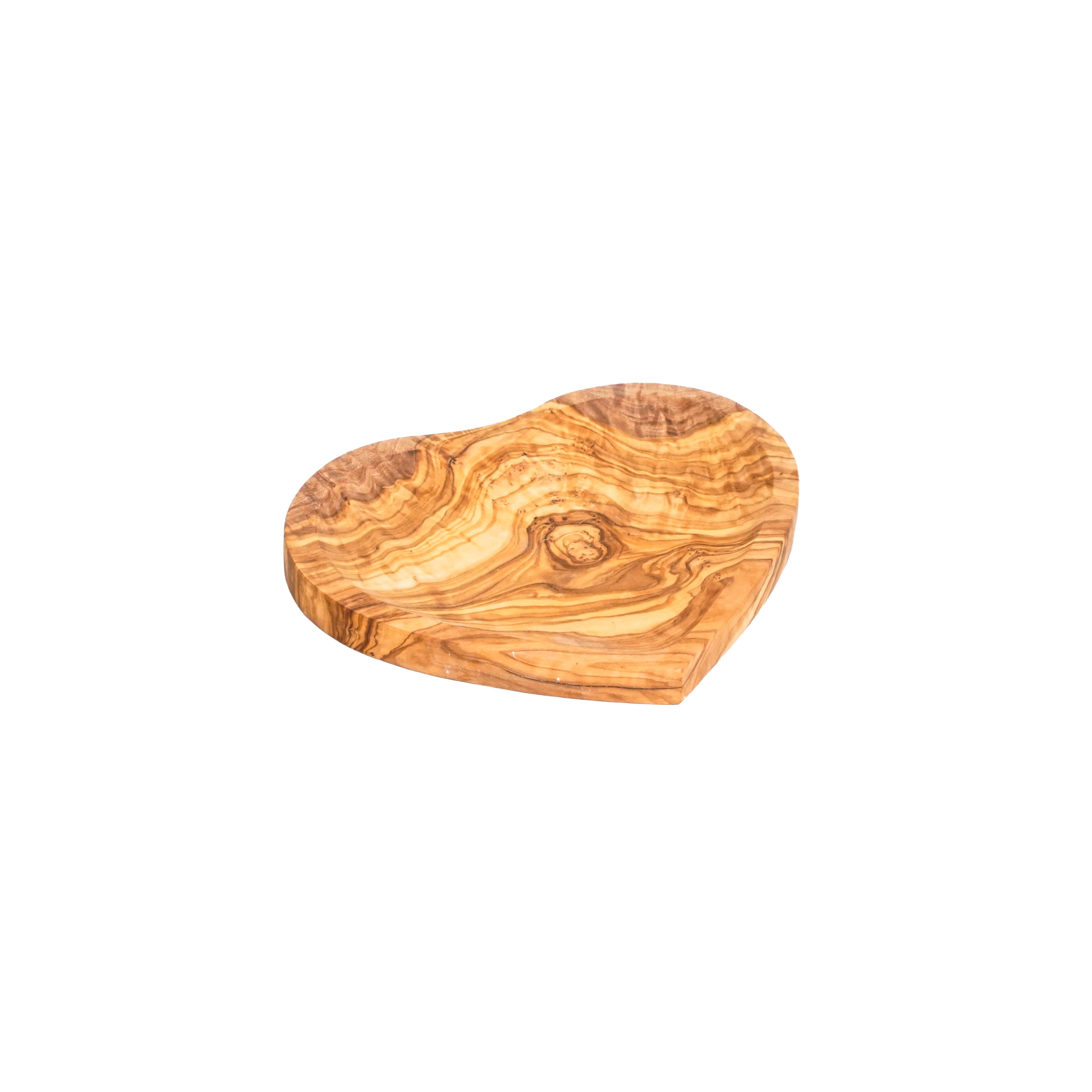 Seifenschalen in Herzform aus Olivenholz IM SET