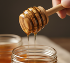 Honigloeffel aus Olivenholz