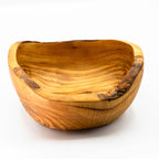 Runde Rustikale Schalen aus Olivenholz
