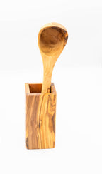 Massiver Schöpflöffel aus Olivenholz