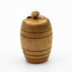 Honigtopf aus Olivenholz