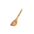 Schräger Kochlöffel aus Olivenholz mit natürlicher Maserung, handgefertigt in Tunesien - Baati Olivenholz