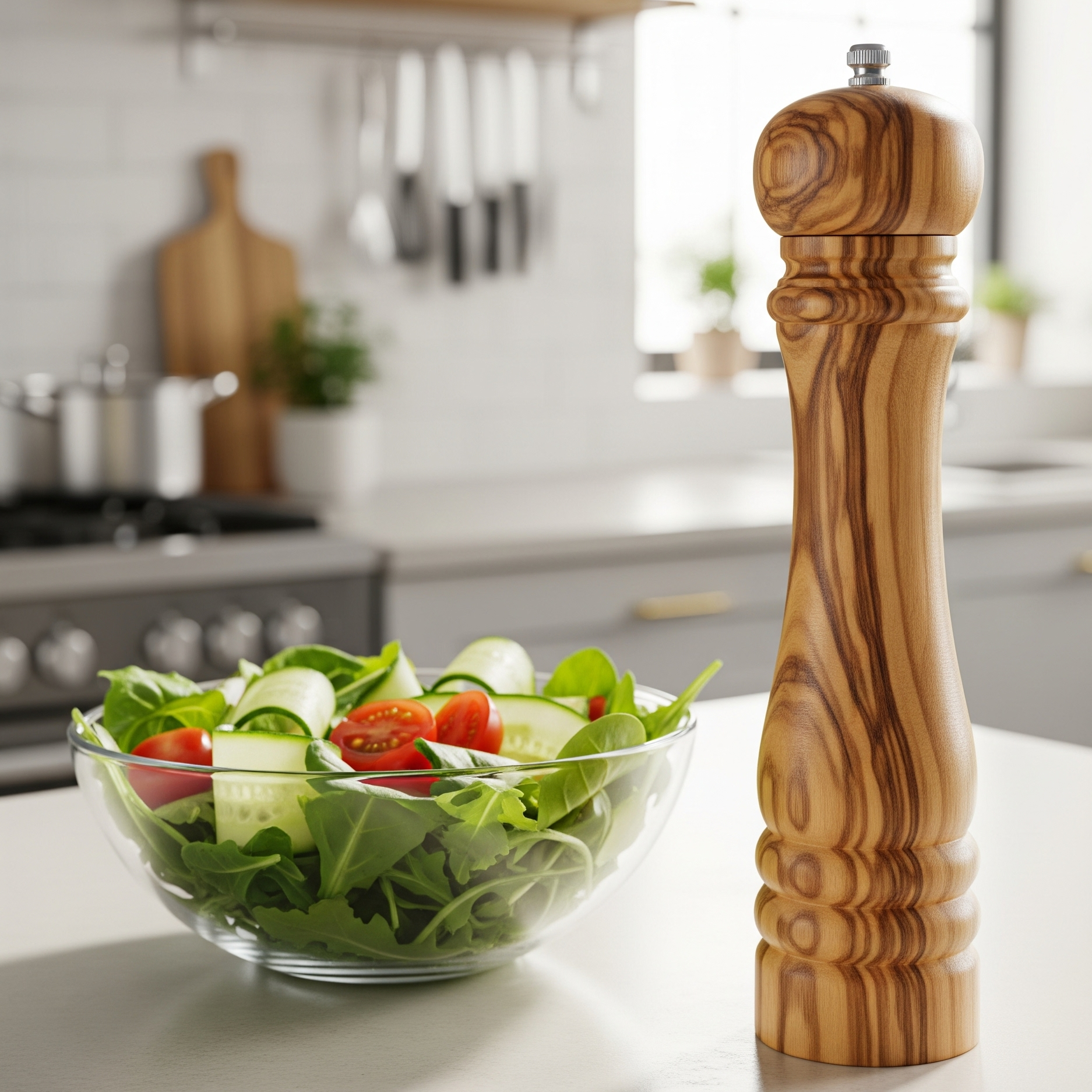 Olivenholz Pfeffermühle