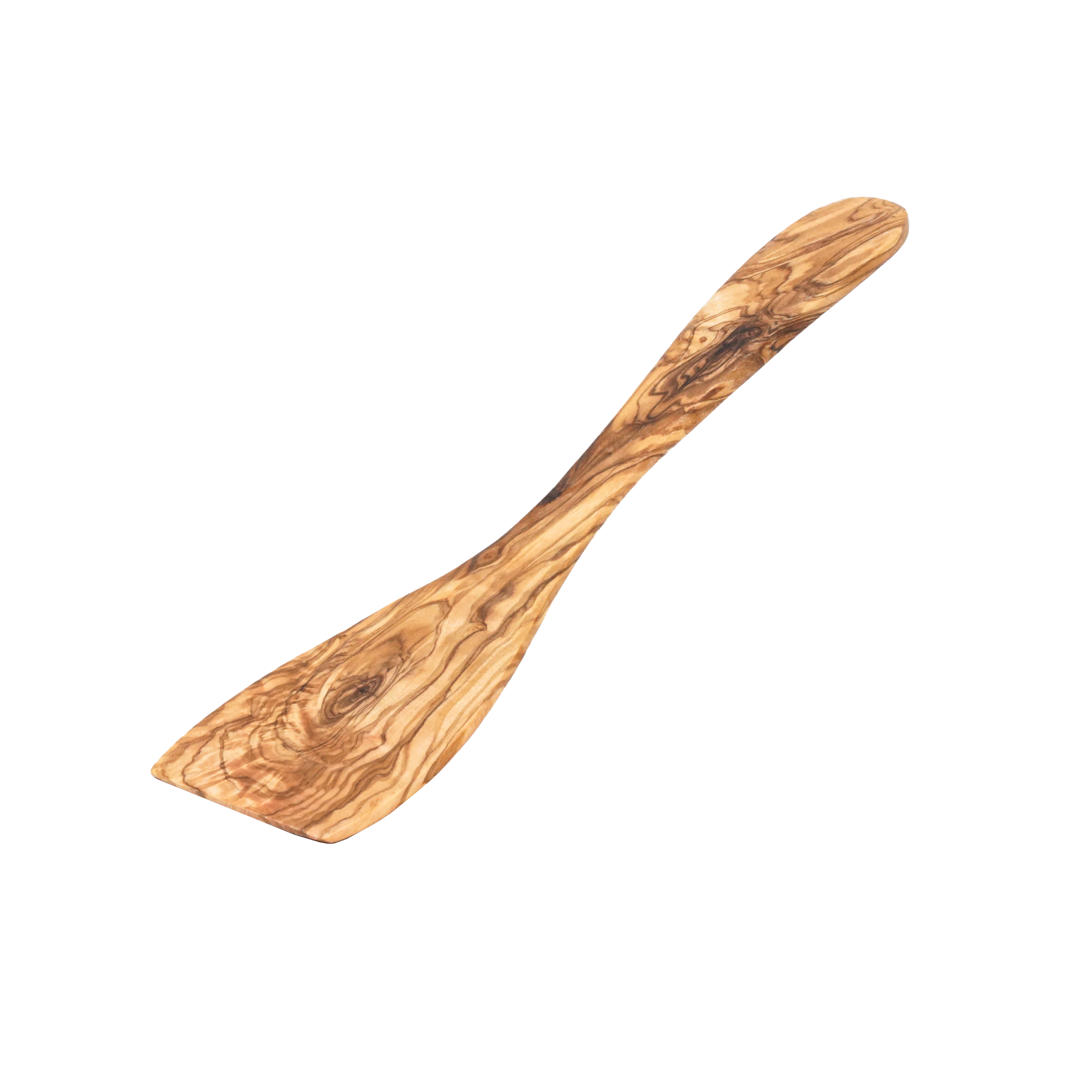 Extra Breiter Pfannenwender aus Olivenholz