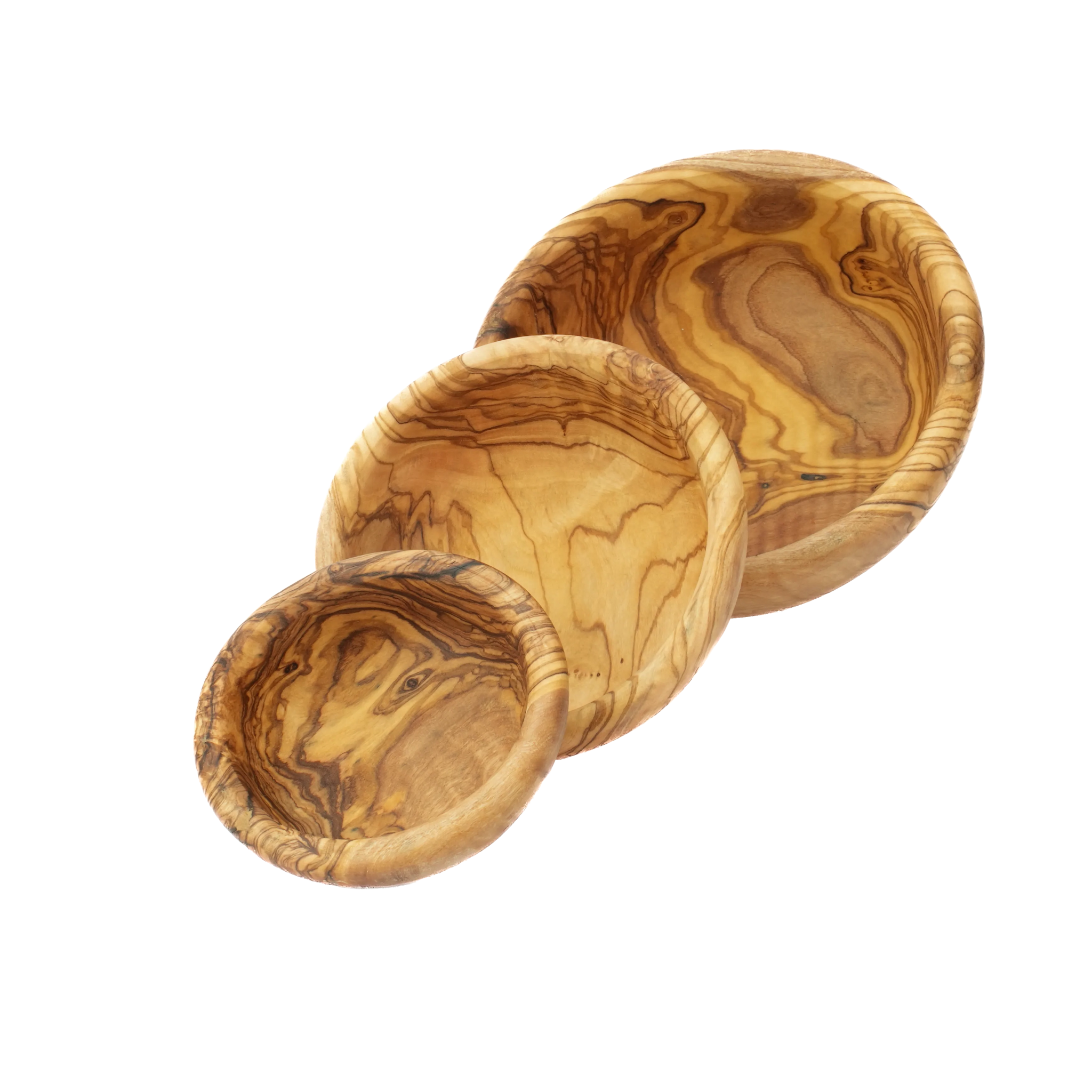 Klassische Schalen aus Olivenholz