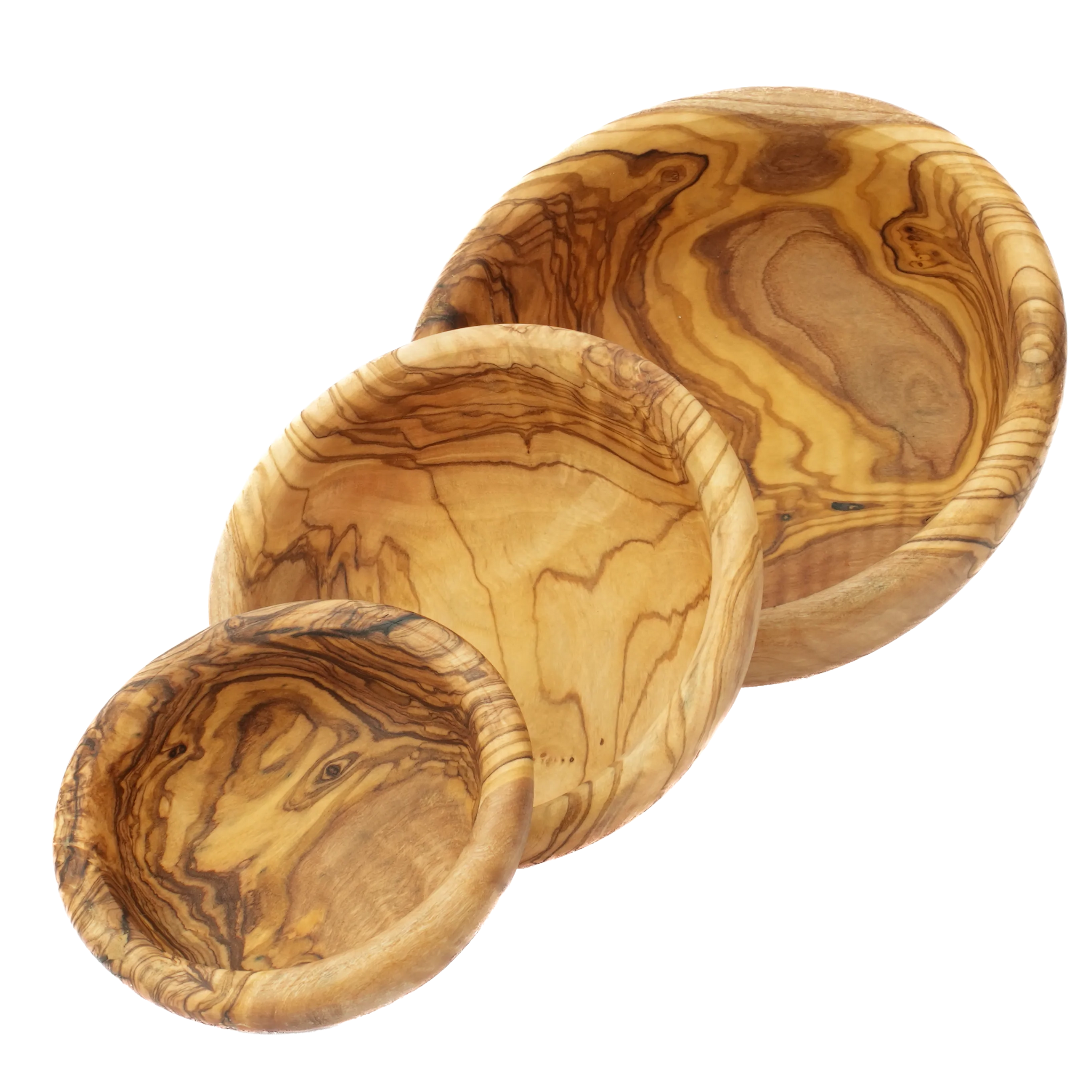 Klassische Schalen aus Olivenholz