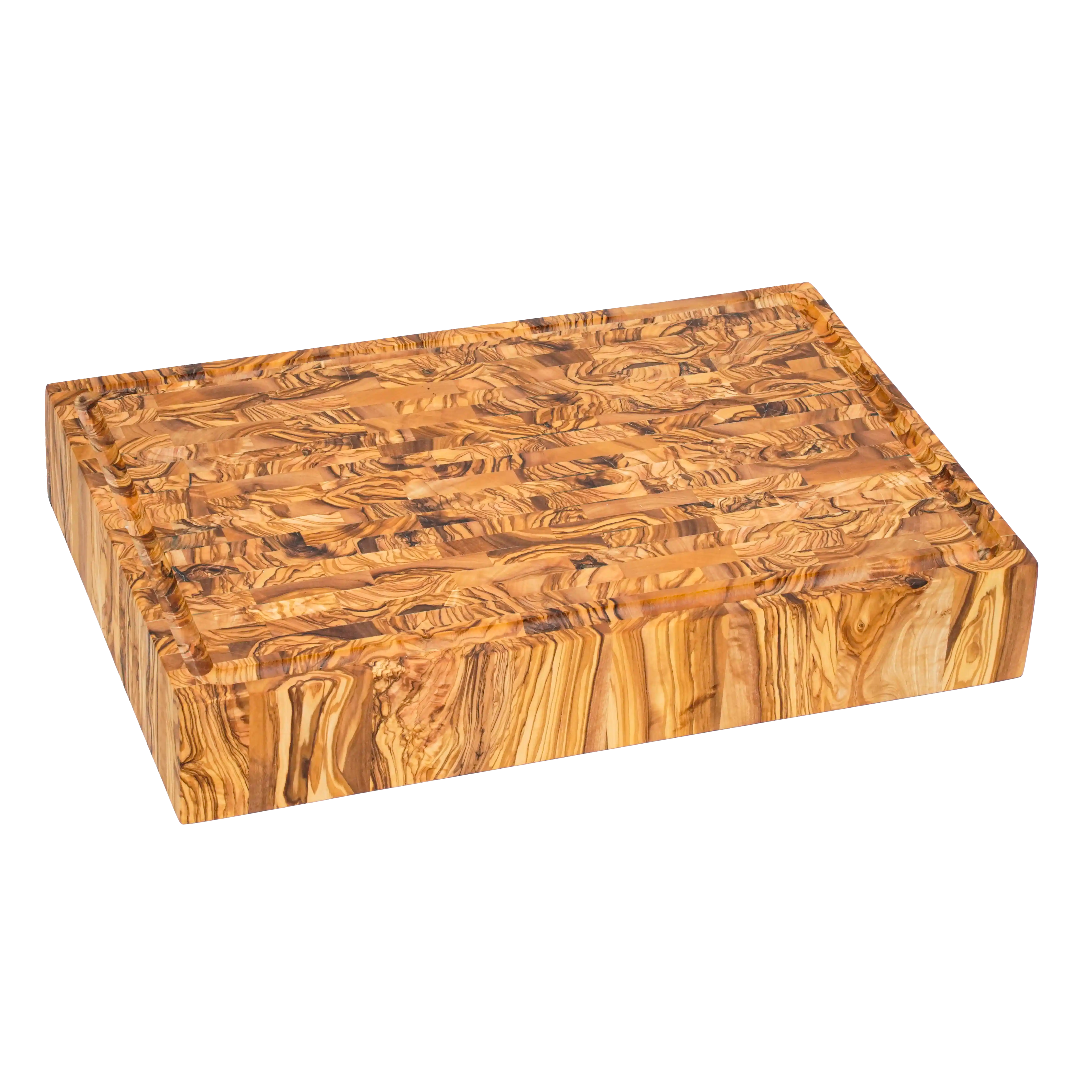 Massives Schneidebrett aus Olivenholz
