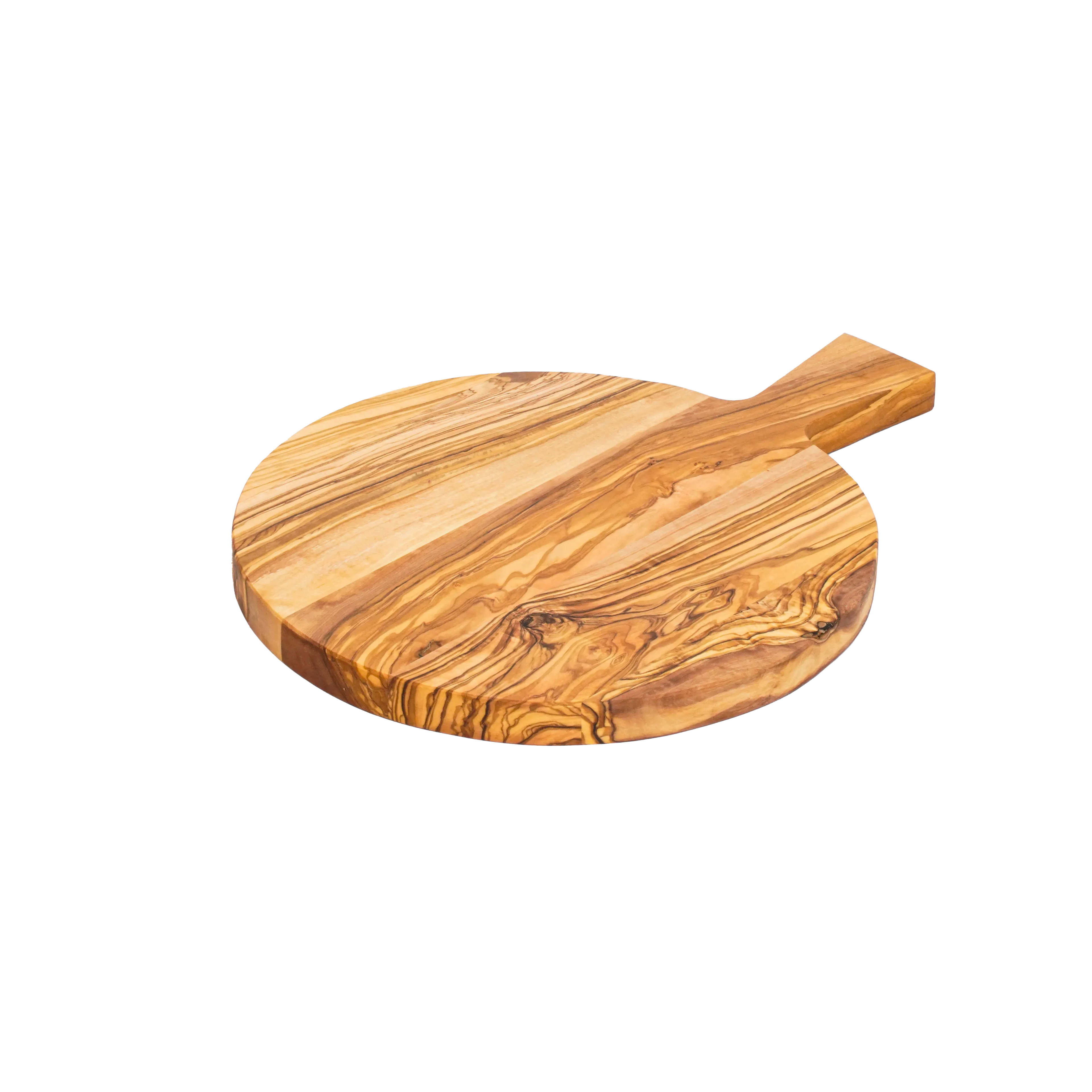 Rundes Schneidebrett aus Olivenholz