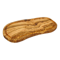 Schneidebrett mit Rille aus Olivenholz