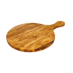 Rundes Schneidebrett aus Olivenholz