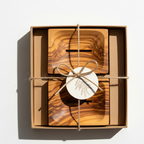 Zwei Seifenschalen verpackt